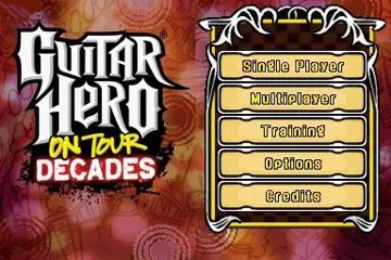 Guitar Hero - On Tour - Decades (USA) (En,Fr) (Demo) (Kiosk) screen shot title